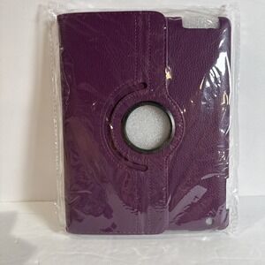iPad Case for 2nd 3rd 4th Gen (2011-2012), Smart Cover | Rotating‎ Stand Purple